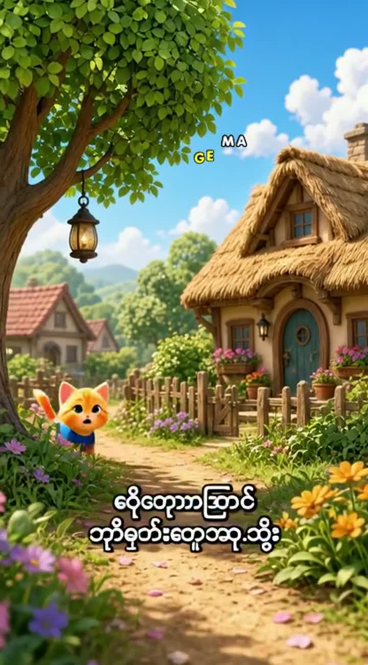The Little Cat's Adventure — AI cartoon