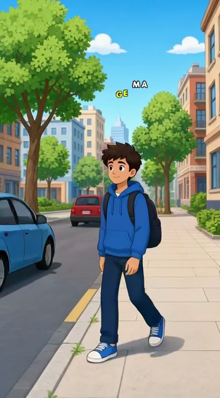2D educational cartoon for a school project called "Earthquake… — AI cartoon