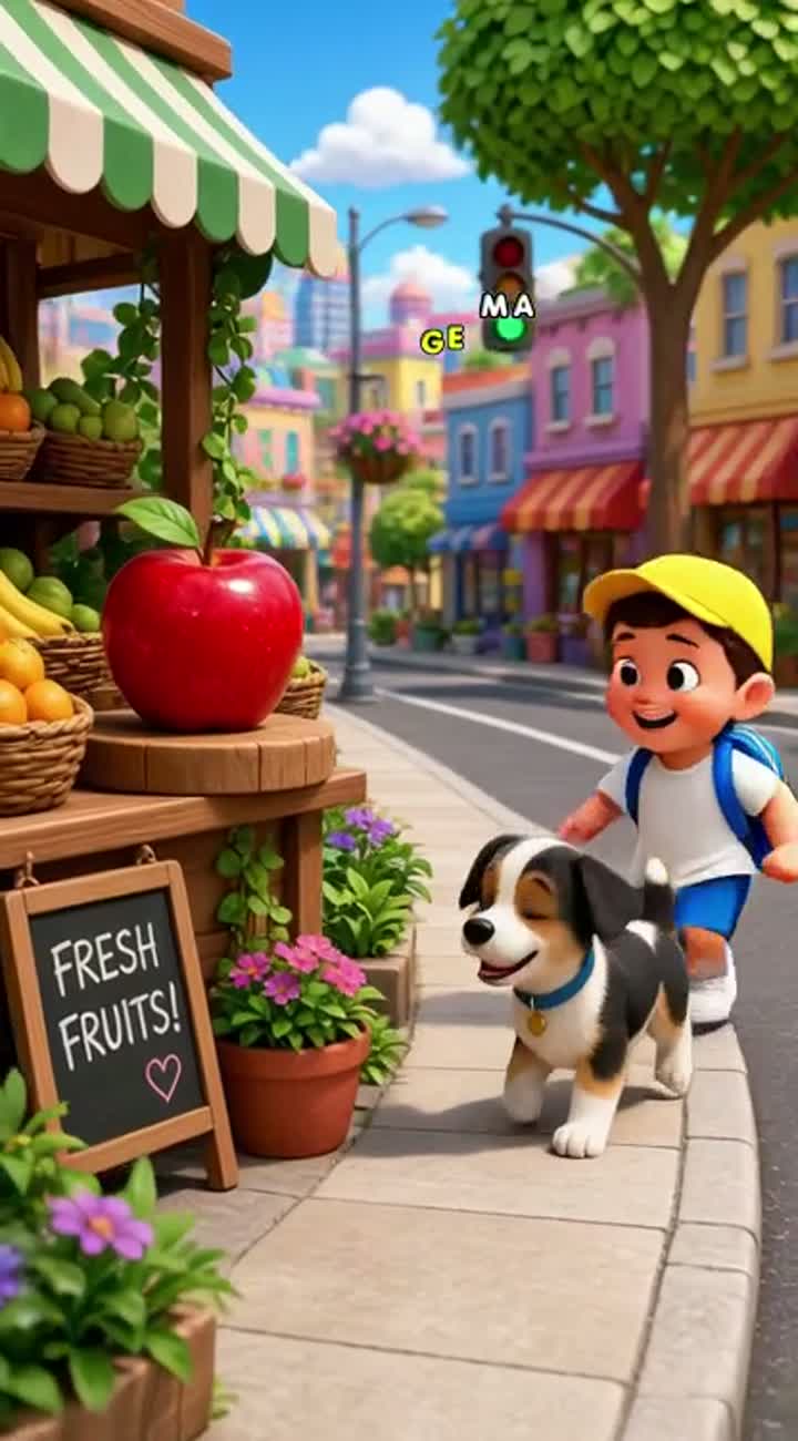 Fun 3D animated cartoon for toddlers — AI cartoon