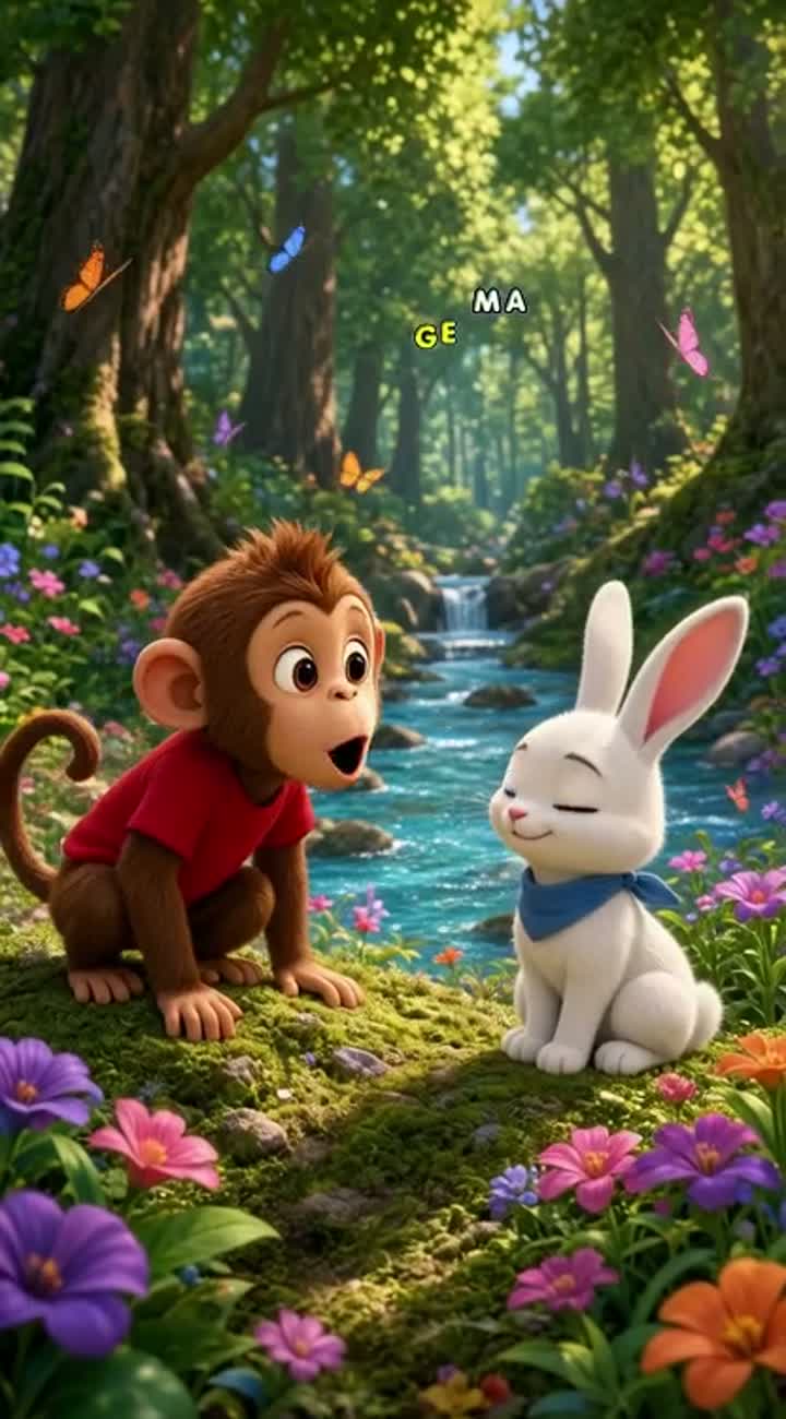 3D Pixar-style cartoon, colorful and cinematic — AI cartoon