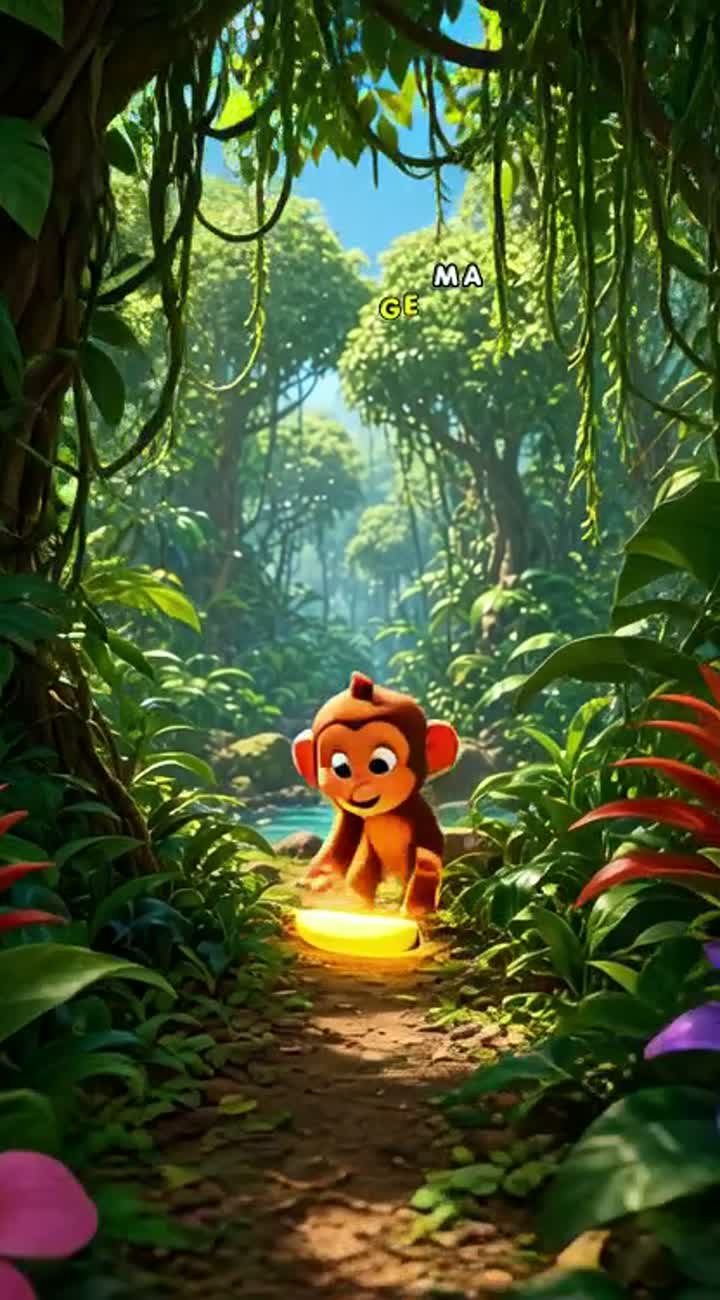 Colorful 3D cartoon for children — AI cartoon