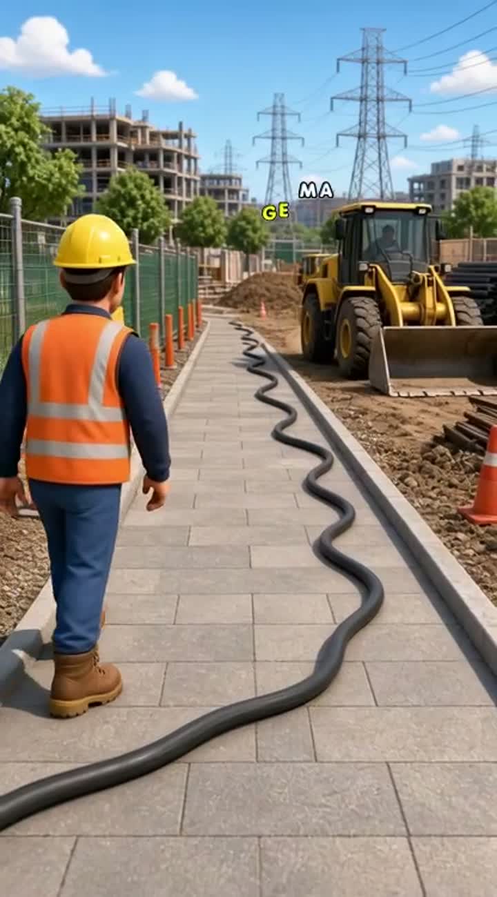 3D cartoon occupational health and safety training video set… — AI cartoon