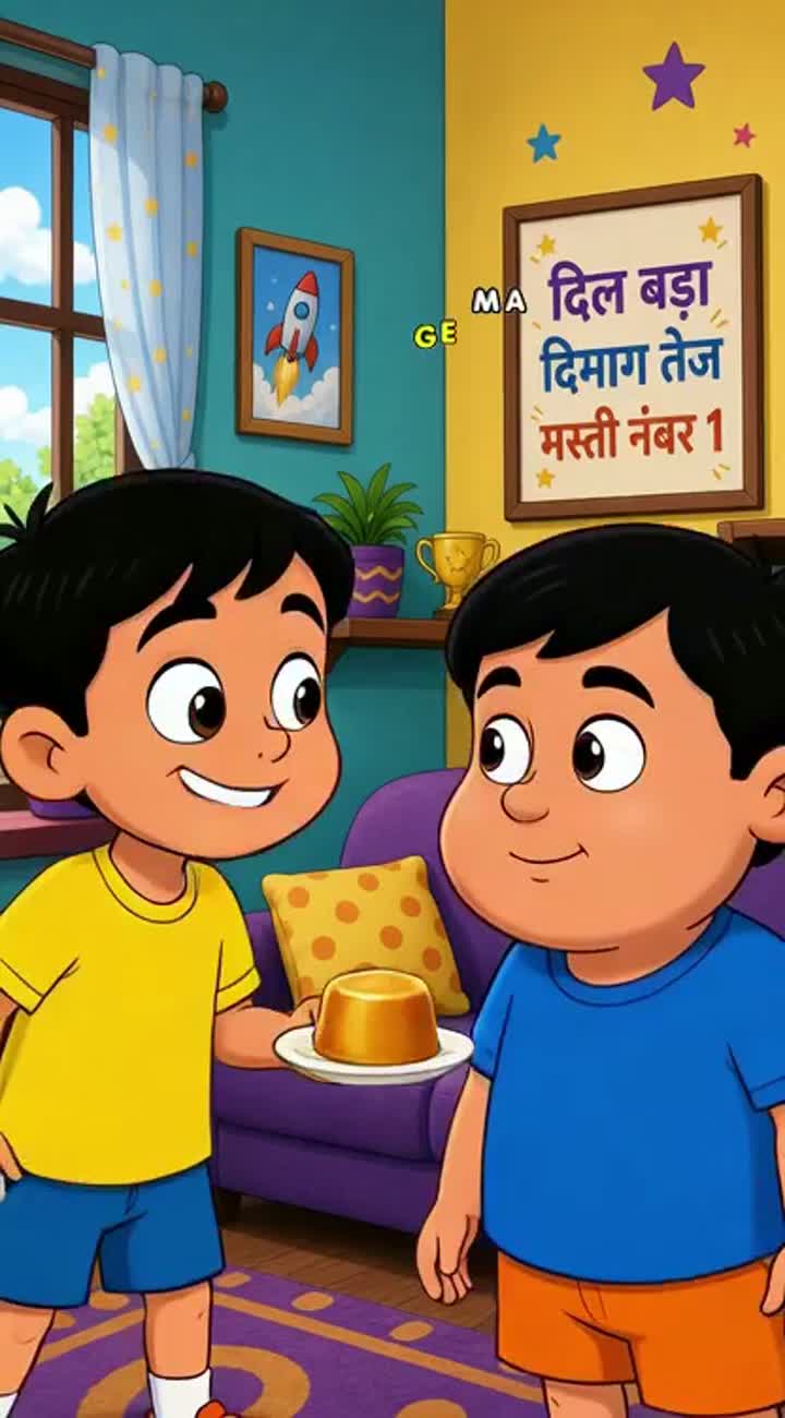 Bunty aur Chintu — AI cartoon