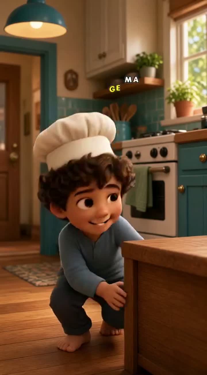 The Tiny Chef Who Saved the Day! — AI cartoon