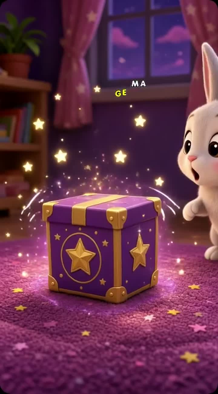 The Mystery Box — AI cartoon