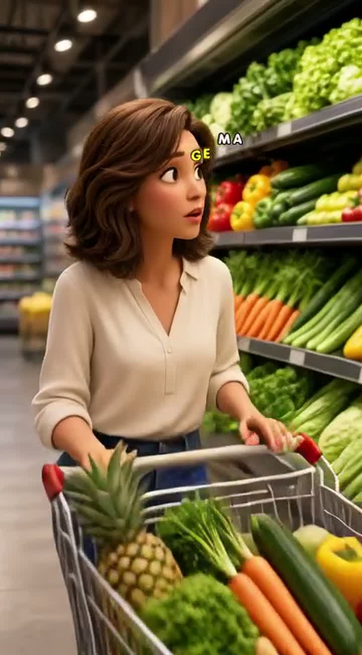 COMPLETE vertical 9:16 animated video for Instagram Reels — AI cartoon