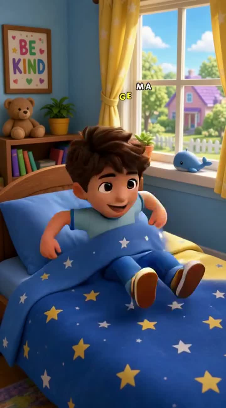 Cheerful 3D animated children's cartoon video for kids aged 3-7 — AI cartoon
