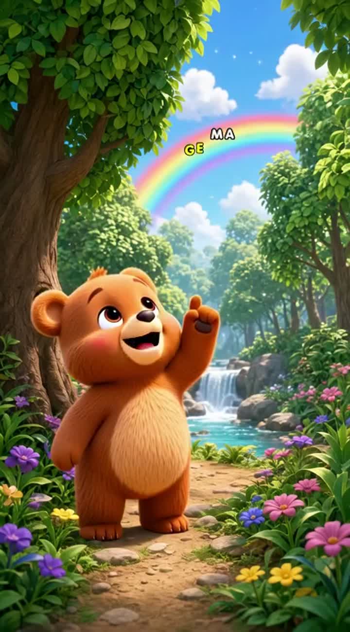 Cute 3D cartoon for young children — AI cartoon