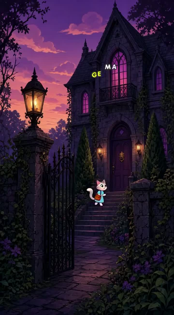A female cat who stayed with her uncle wicked wife Animated… — AI cartoon