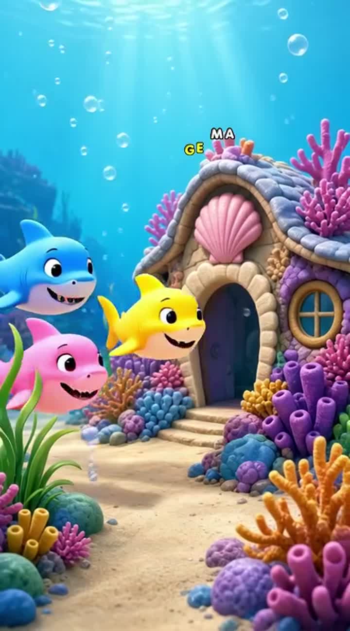 Original, premium-quality 3D animated preschool educational video… — AI cartoon