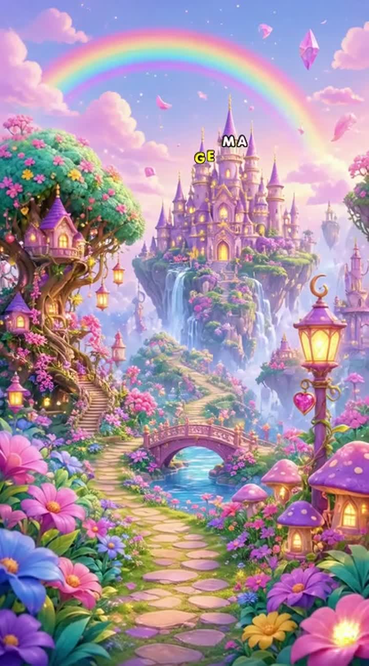 Magical Fairy World — AI cartoon