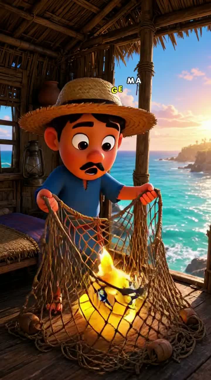 Vertical 9:16 3D animated cartoon video, NOT live action and NOT… — AI cartoon