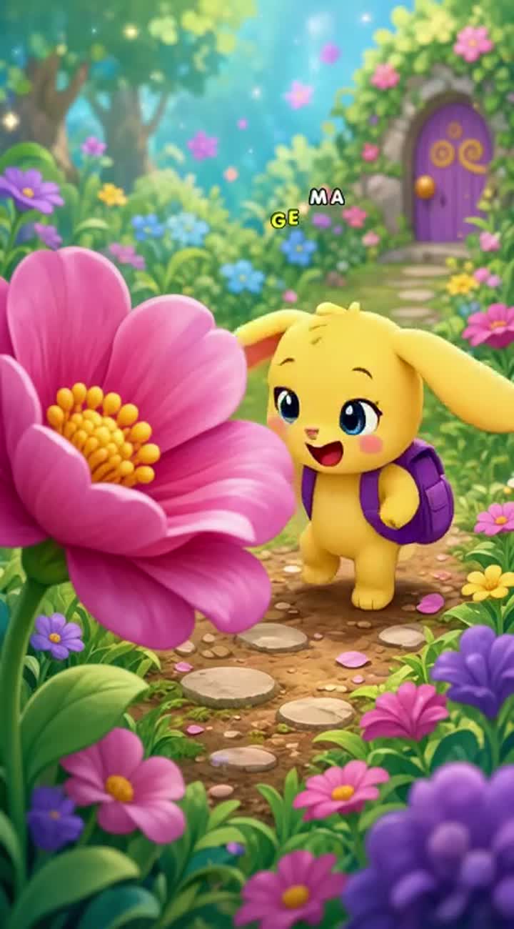 Mimi and the Magic Egg — AI cartoon