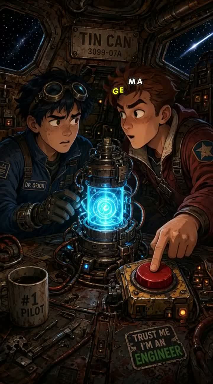 Colorful cinematic 2D animated cartoon set in the year 3099… — AI cartoon