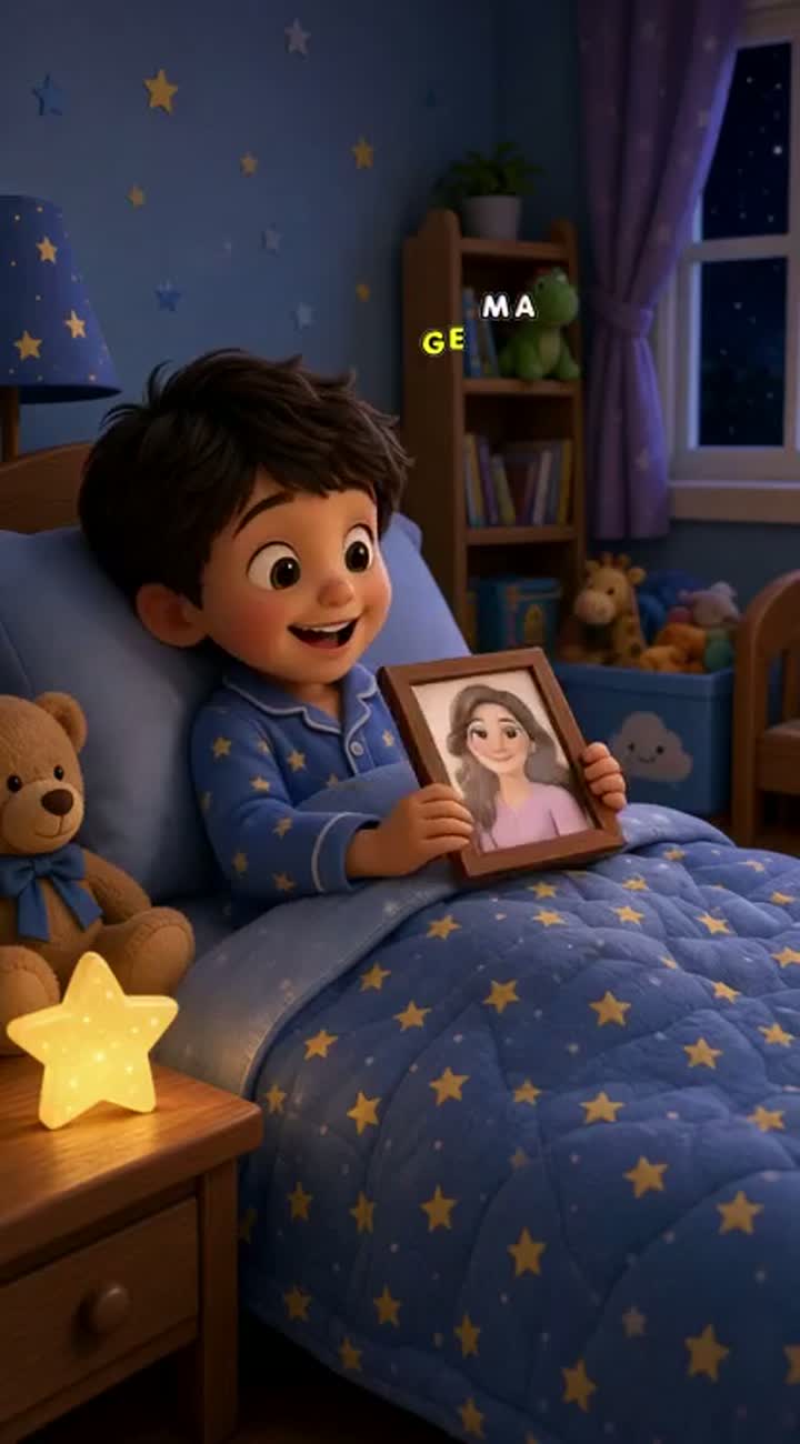 Crée un clip vidéo musical pour enfants, en français… — AI cartoon