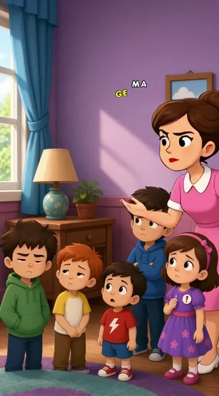 A vibrant, colorful cartoon with smooth, fluid 2D animation — AI cartoon