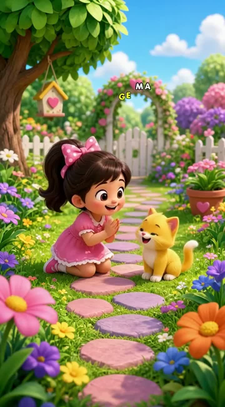 Cute 3D cartoon for kids — AI cartoon