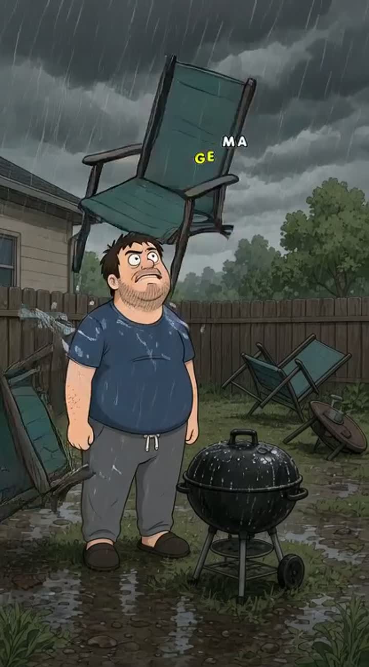 Mark vs. The Weather - Animated Short — AI cartoon