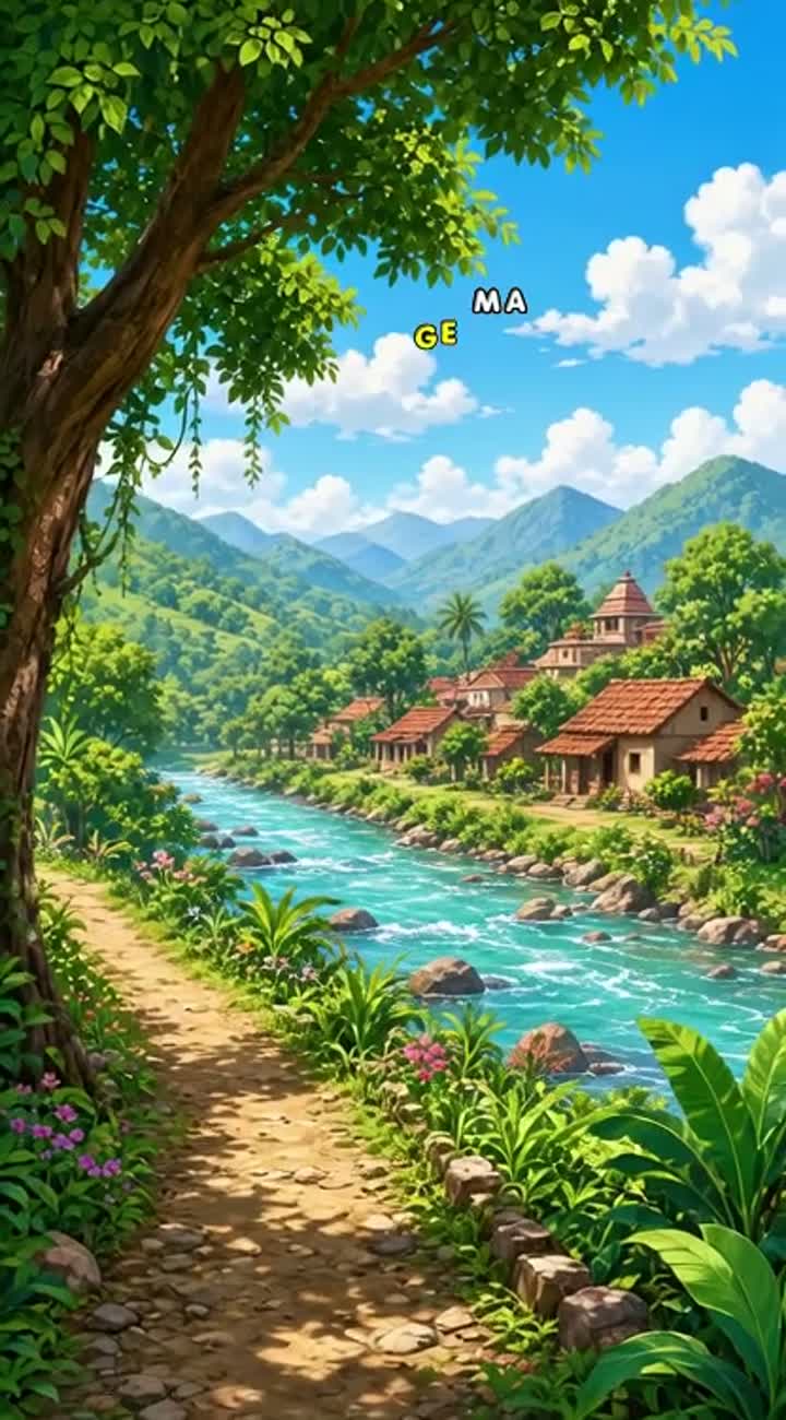 Fluid animation and bright, lively visuals — AI cartoon