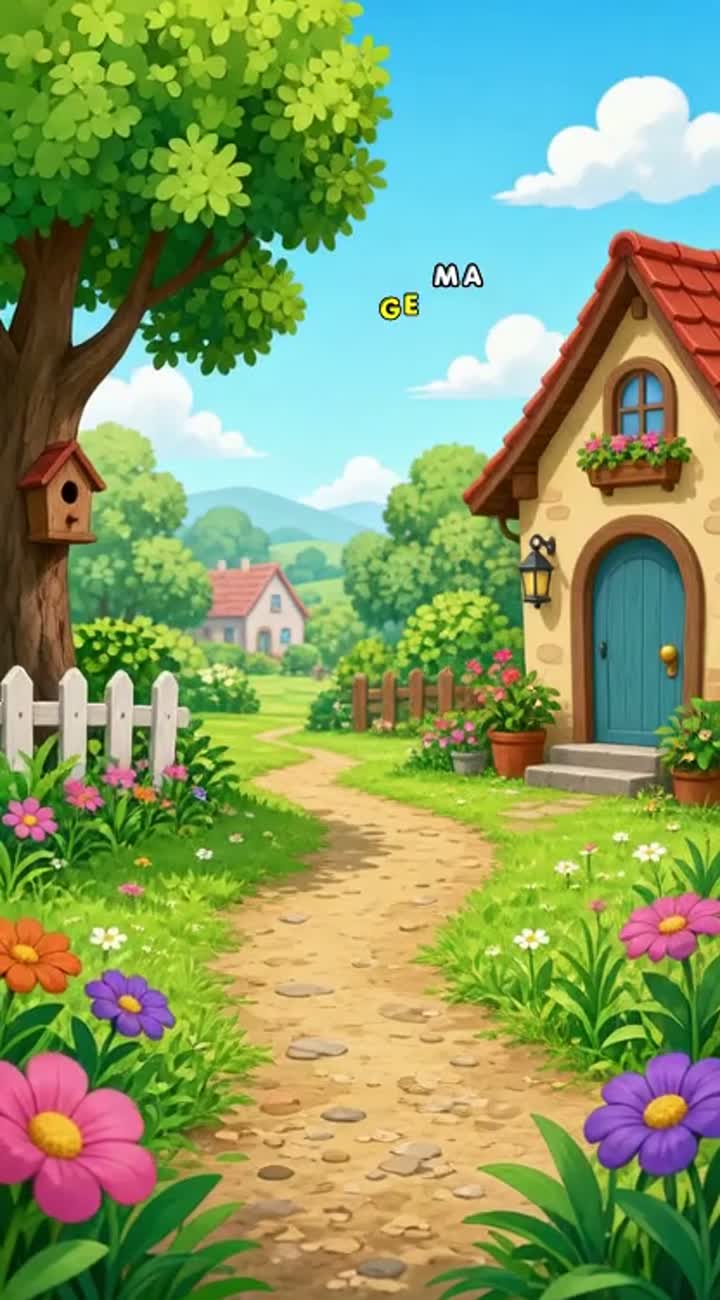 Children's 2D animated cartoon with smooth animation — AI cartoon