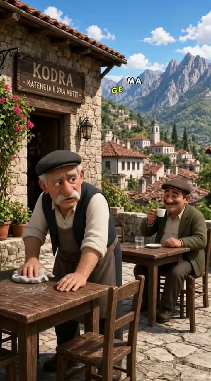 High-quality 3D animated comedy scene in the style of a polished… — AI cartoon