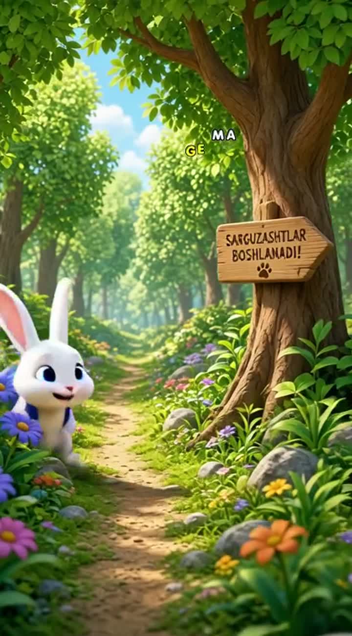 High-quality 3D animated children's cartoon — AI cartoon