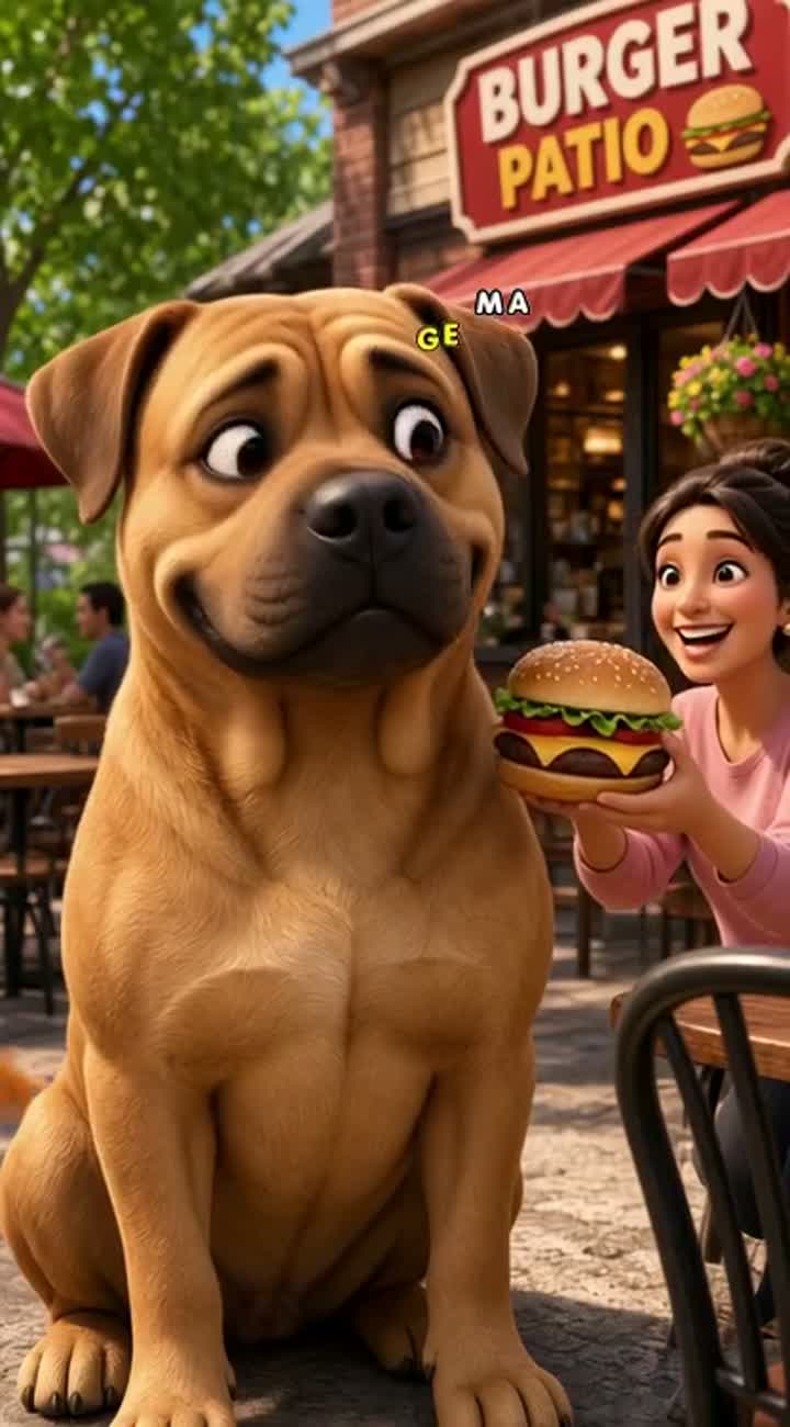 A vibrant, polished high-quality 3D animated family-cartoon scene… — AI cartoon