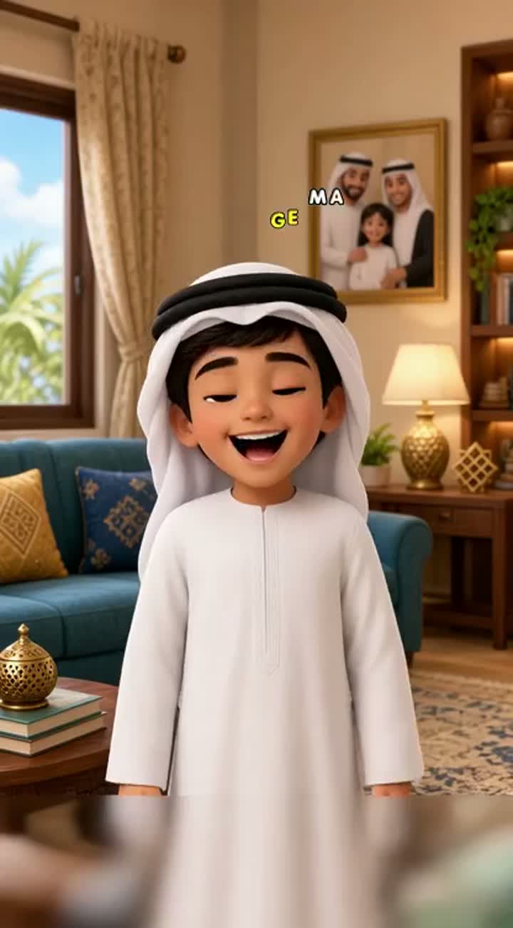 Animated warm-up video for Grade 2 students in an English lesson… — AI cartoon