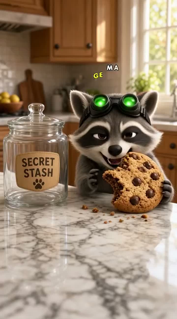 3D Animated Short Script: "The Great Cookie Heist" () — AI cartoon