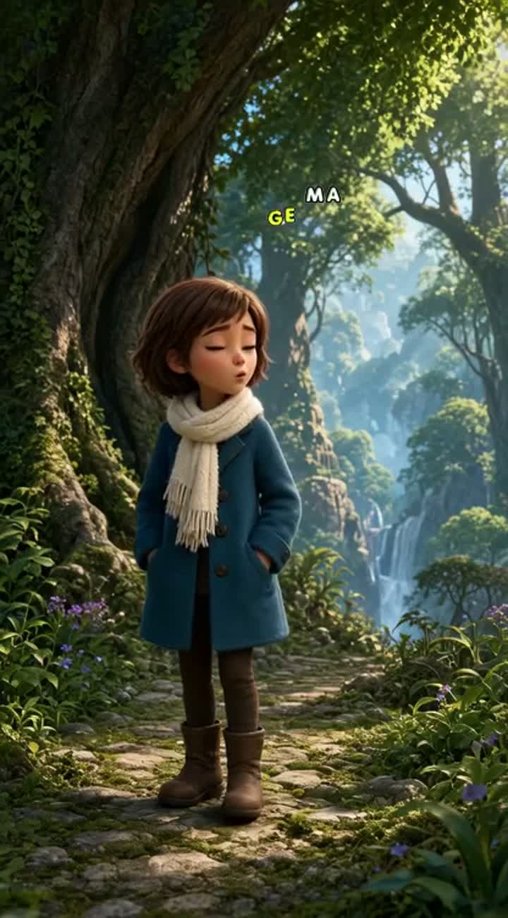 Original cinematic 3D animated family fantasy — AI cartoon