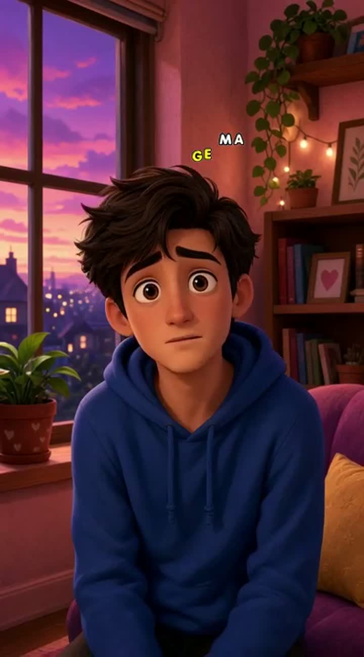 A vibrant, colorful cartoon with smooth, fluid animation — AI cartoon