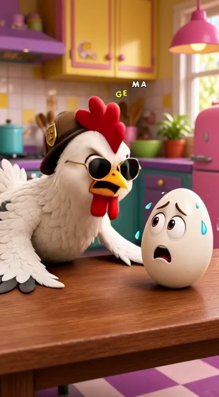Hilarious 3D cartoon comedy scene — AI cartoon