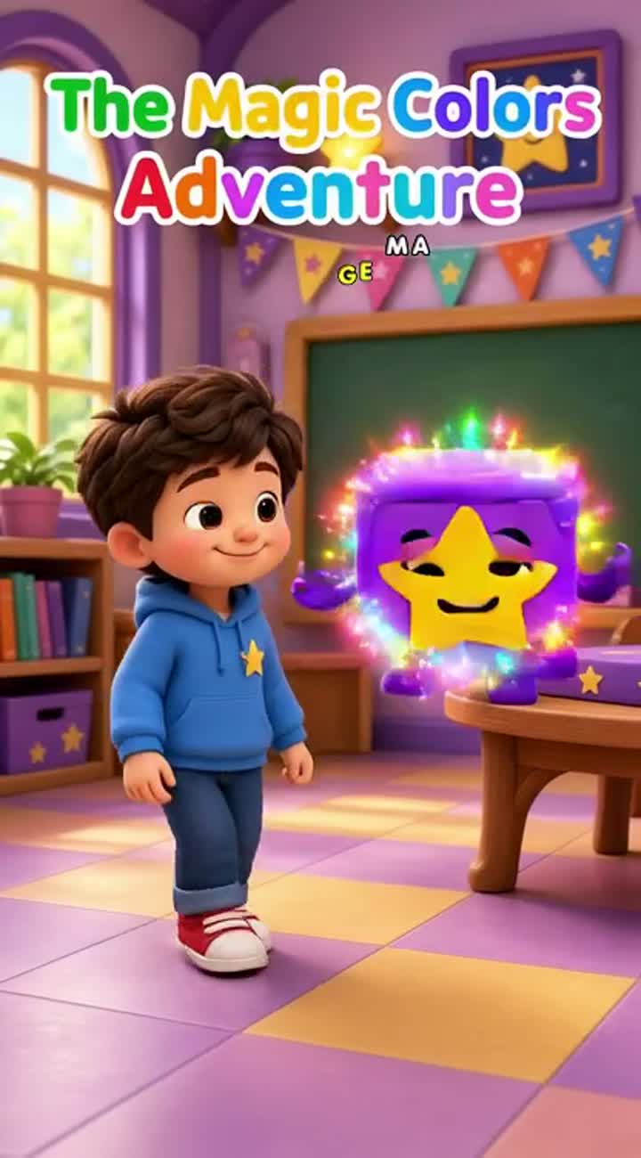 The Magic Colors Adventure — AI cartoon