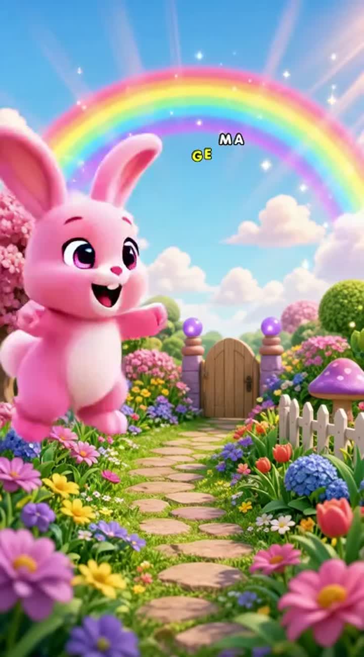 The Magical Rainbow Surprise — AI cartoon