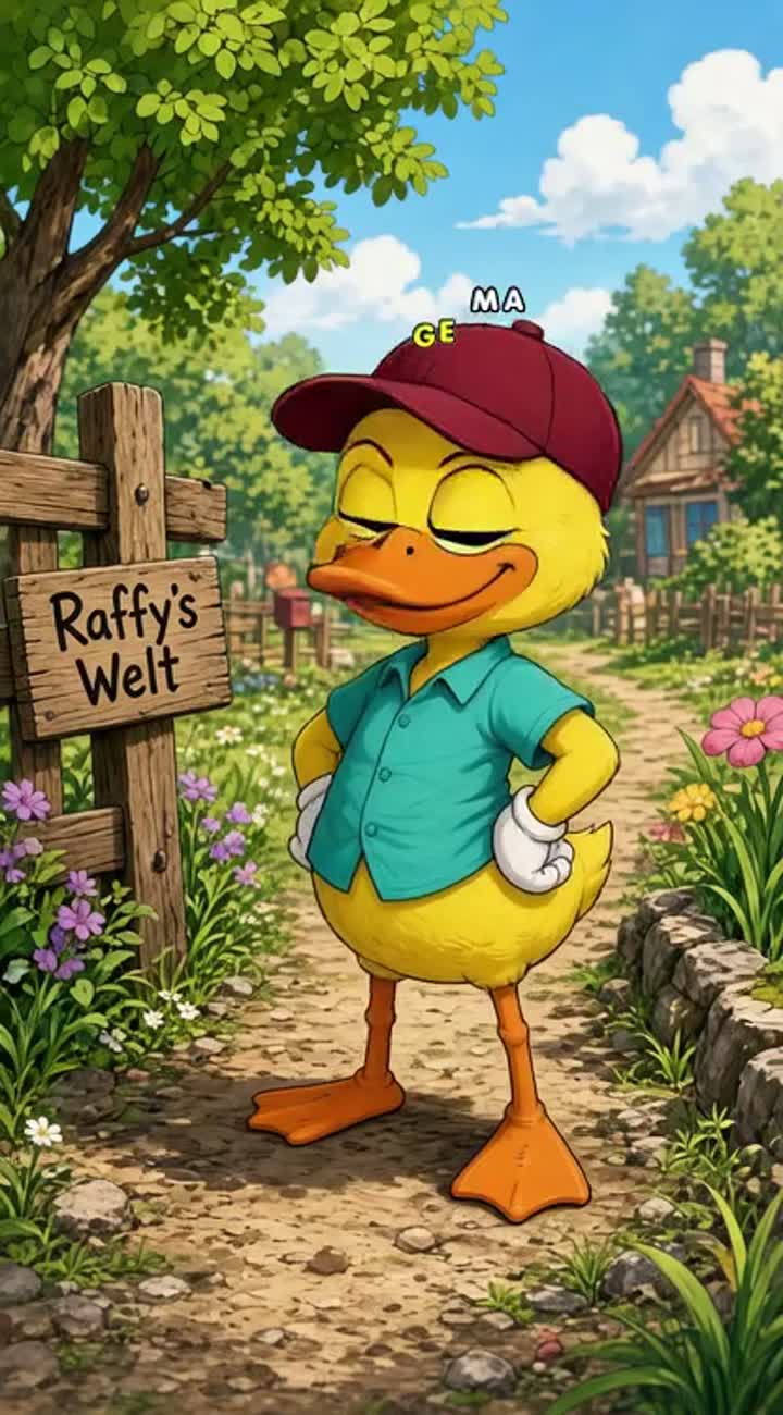 Erstelle eine eigenständige, wiederverwendbare Cartoonfigur namens… — AI cartoon