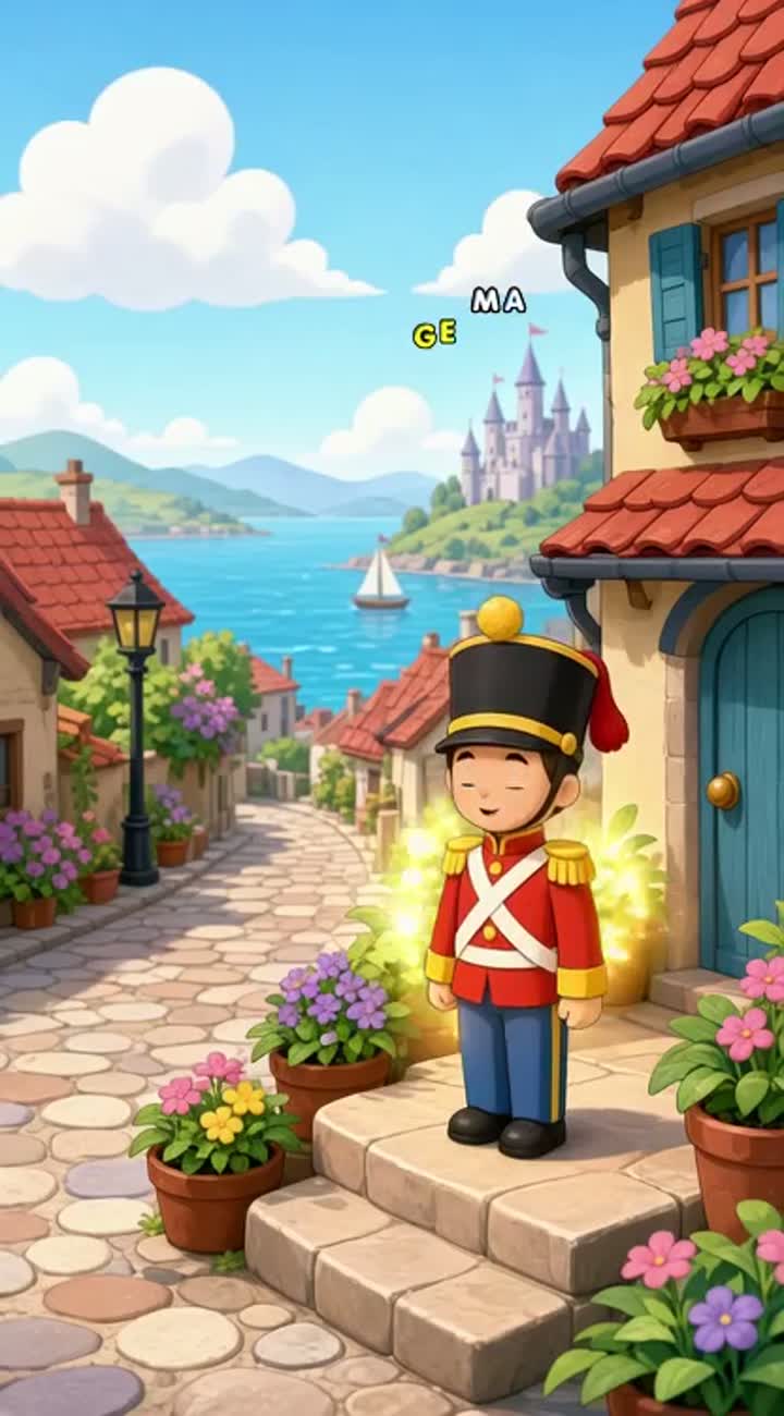 Cartoon version of 'The Little Tin Soldier' by Hans Christian… — AI cartoon