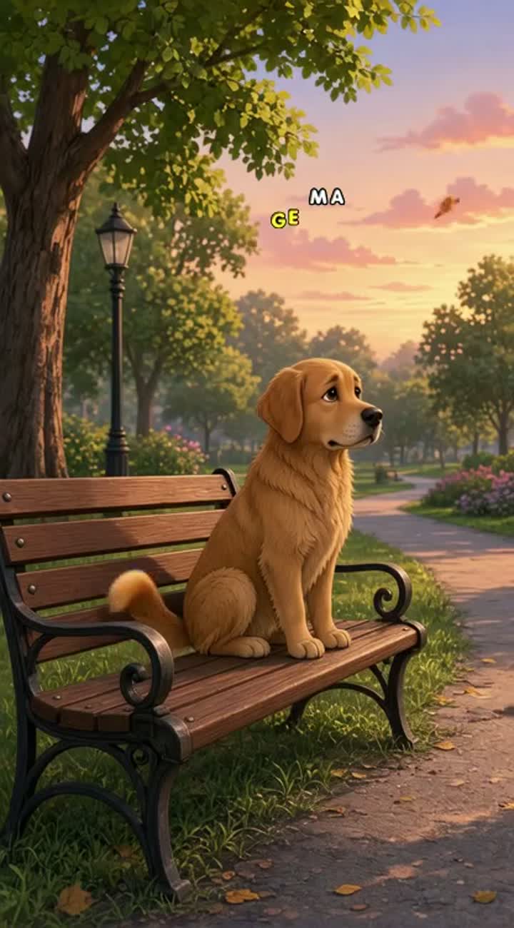 He Waited for His Owner Every Day... — AI cartoon