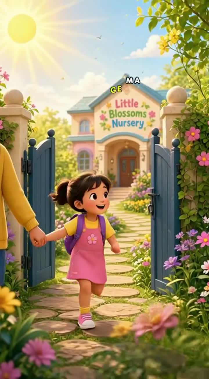 Childcare Nursery Promo () — AI cartoon