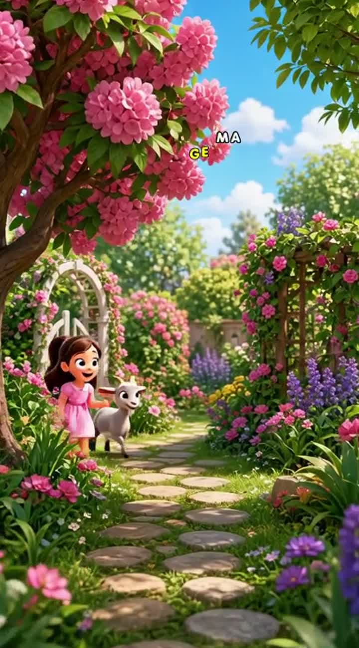 Letter G story — AI cartoon