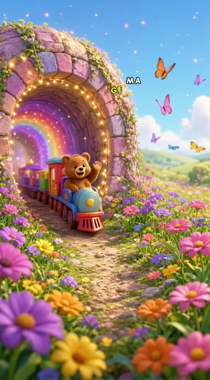 A cute original 3D animated children's cartoon — AI cartoon