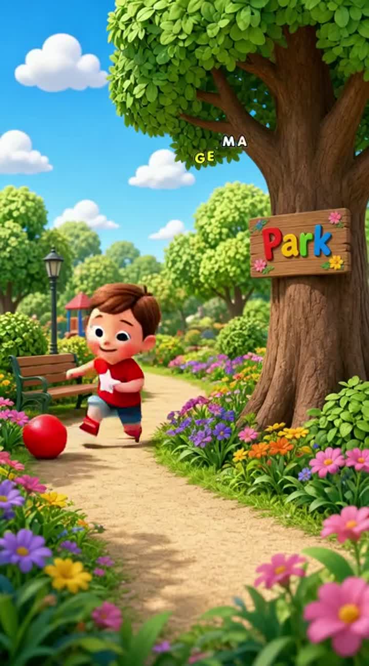 Cute 3D cartoon video for children aged 3-6 — AI cartoon
