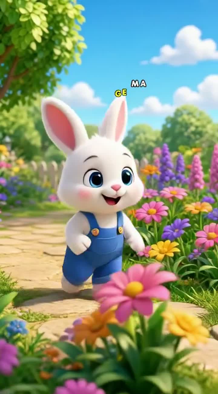 High-quality, adorable 3D animated cartoon for young children — AI cartoon