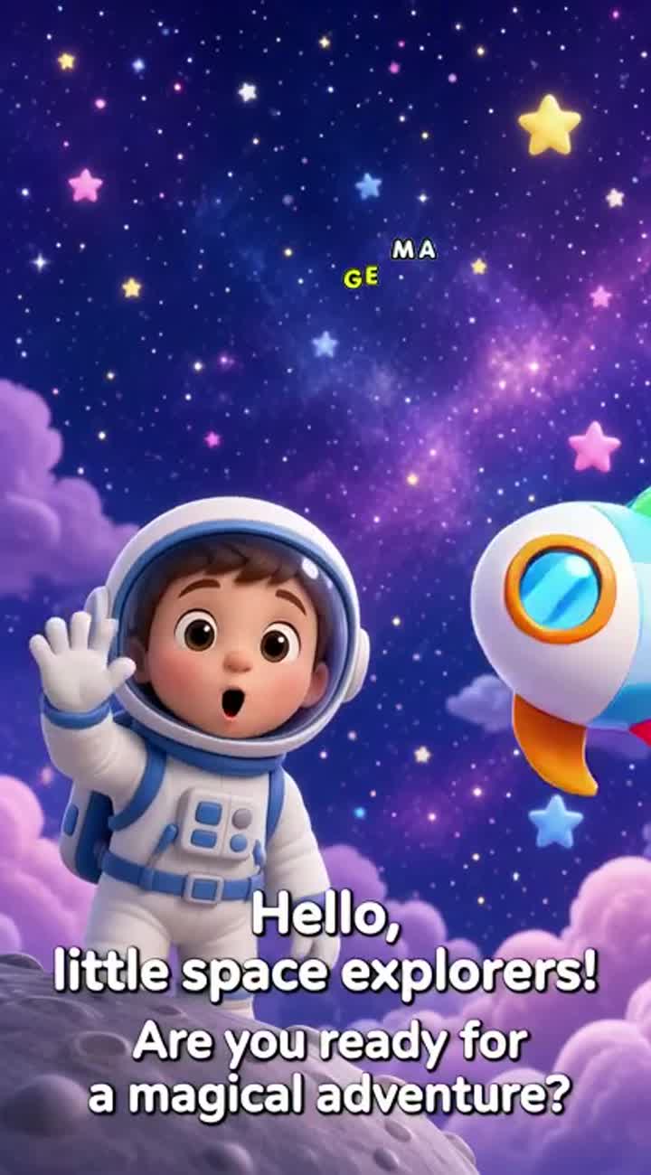 Space Kids — AI cartoon