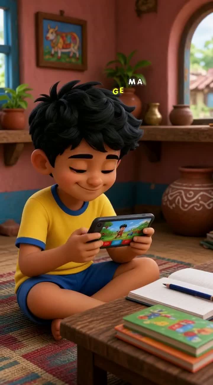 Funny 3D cartoon comedy video in Hindi — AI cartoon