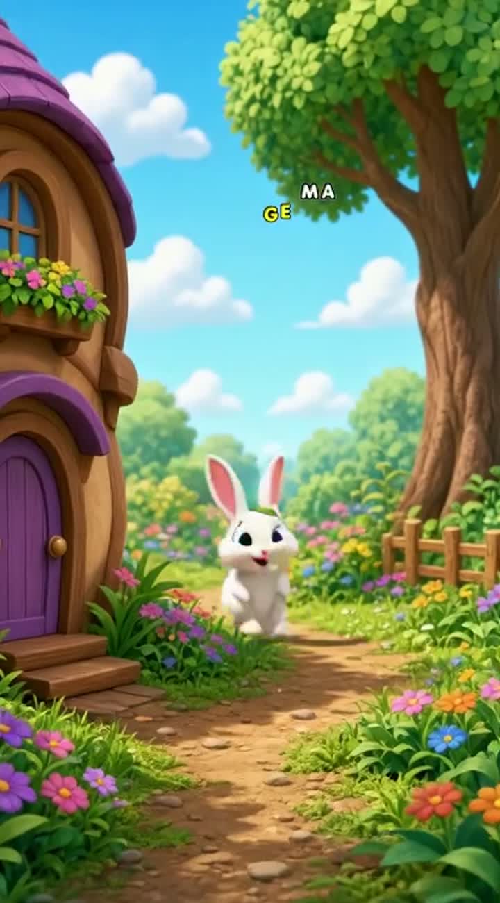I am Chintu the rabbit — AI cartoon