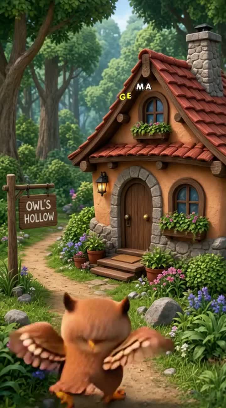 Funny, high-quality 3D animated cartoon video in vertical 9:16… — AI cartoon