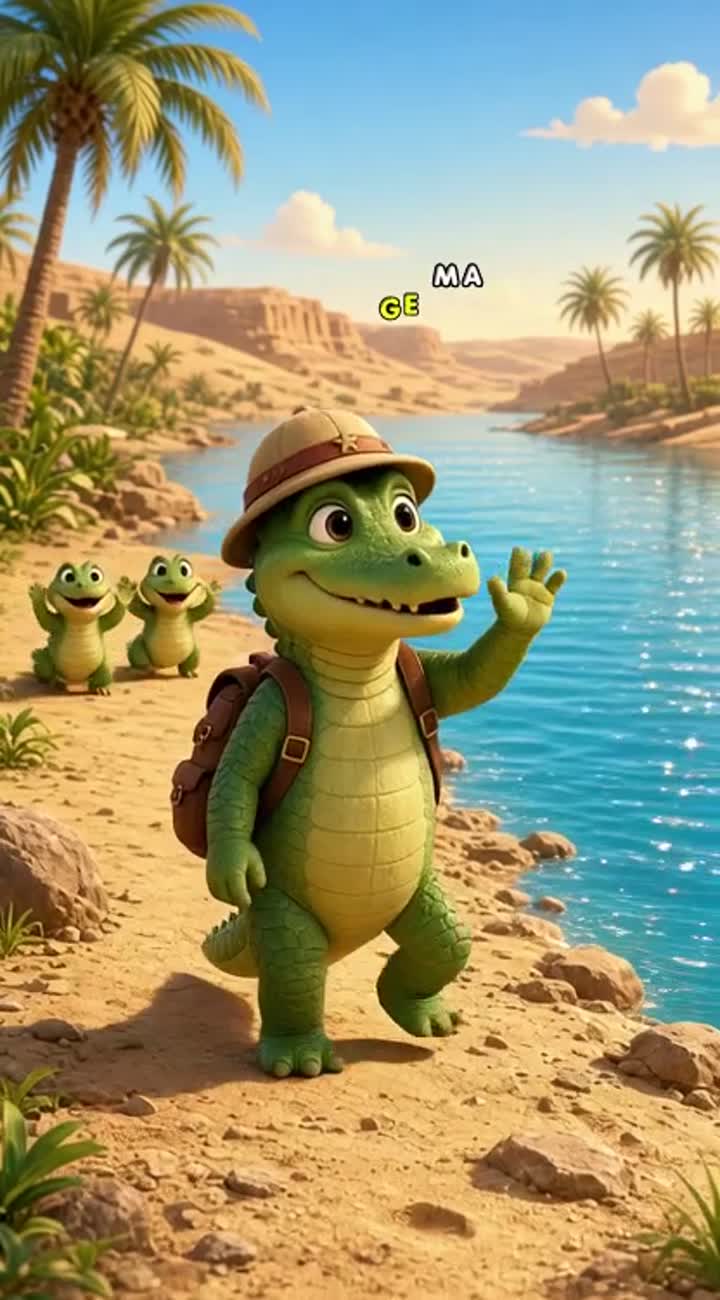 High-quality 3D animated children's cartoon — AI cartoon