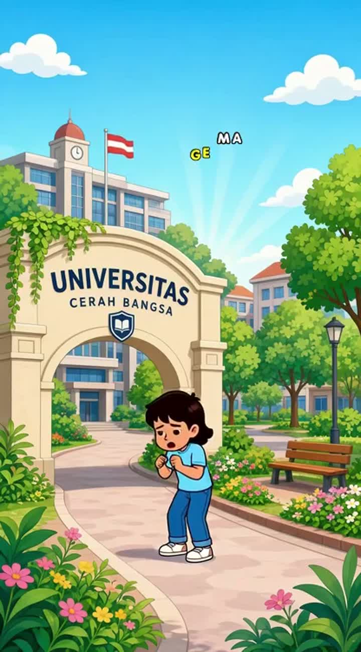 Buat video promosi Program Inggris VINIX7 berdurasi 15 detik… — AI cartoon