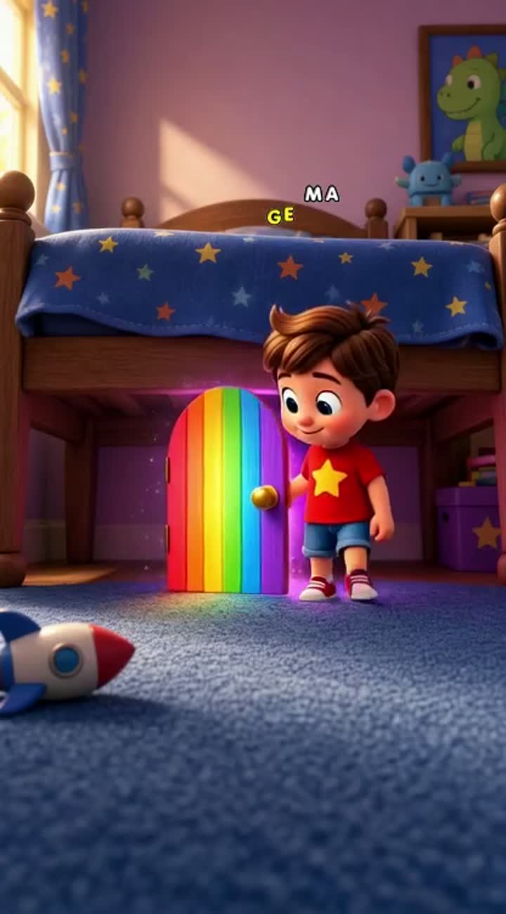 Colourful 3D cartoon for children about Milo… — AI cartoon