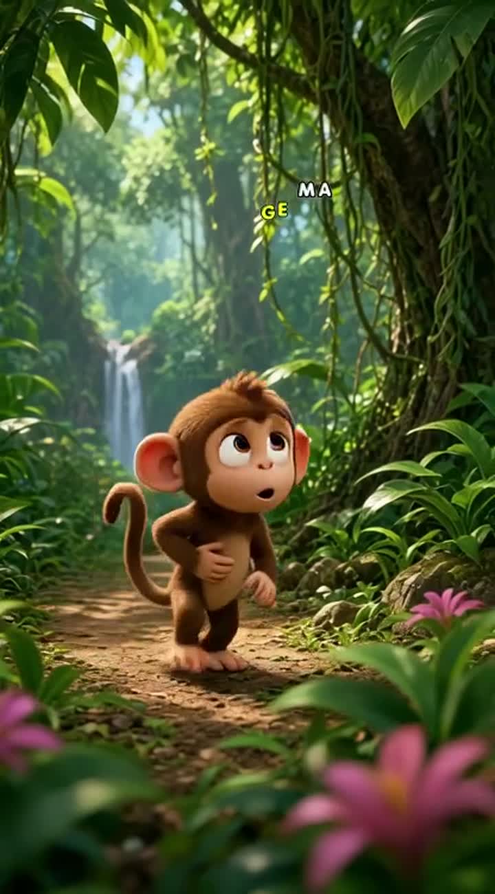 Funny 3D cartoon short video in vertical 9:16 format for YouTube… — AI cartoon